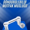 KESGİN MARKET ® Döndürülebilir Musluk Mutfak Banyo Musluk Ucu Başlığı 4 Filtreli