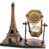 KESGİN MARKET ® Masa Biblosu Dekoratif Süs Kum Saati Eyfel Kulesi Hediyelik Kum Saati
