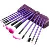 KESGİN MARKET ® 12 Parça Yumuşak Uçlu Makyaj Fırça Set-Göz ve Yüz Makyajı İçin Fırça Seti Profesyonel Makyaj Seti