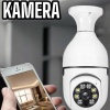 KESGİN MARKET ® Ampul Görünümlü Güvenlik Kamerası Duylu Wifi Kamerası Dönebilen