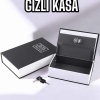 KESGİN MARKET ® Büyük Boy Anahtarlı Kitap Görünümlü Gizli Kasa Çelik Kasa Altın Kasası
