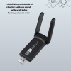 KESGİN MARKET ® Yüksek Hızlı 1200 Mbps Çift Bant USB WiFi Adaptör – Güçlü Sinyal, Geniş Uyumluluk