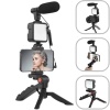 KESGİN MARKET ® Akıllı Telefon Vlog Kiti Tripod Mini Mikrofonlu Telefon Tutucu