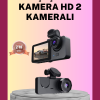 KESGİN MARKET ® Yol Kayıt Araç Kamerası HD DVR 3 Kameralı 2.0in Ekranlı Ön İç Arka