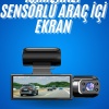 KESGİN MARKET ® Araç İçi Full Hd Kamera Ön ve Arka Kameralı Ekranlı Araç Kamerası