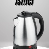 KESGİN MARKET ® Su Isıtıcı 220 - 240 V Paslanmaz Çelik Kettle Uzun Ömürlü 2000 Watt