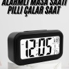 KESGİN MARKET ® Dijital Masa Saati Termometre Takvim Led Ekran Pilli Ev Ofis Masası