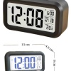 KESGİN MARKET ® Dijital Masa Saati Termometre Takvim Led Ekran Pilli Ev Ofis Masası