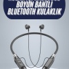 KESGİN MARKET ® 120 Saat Bluetooth Kulaklık Kablolu Boyun Askılı SD Kart Girişli ANC Özellikli