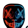 KESGİN MARKET ® Hallowen Parti Maskesi Neon Led Işıklı Maske 3 Modlu Cadılar Bayramı Maskesi