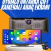 KESGİN MARKET ® Android ve İOS Uyumlu Ön Arka Çift Kameralı Araç Ekranı Dokunmatik CarPlay