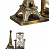 KESGİN MARKET ® Eyfel Kulesi Tasarımlı Kum Saati Kristalleştirilmiş Kum Saati Dekoratif Ahşap Görünümlü