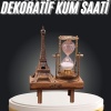 KESGİN MARKET ® Eyfel Kuleli Kum Saati Dekoratif Hediyelik Eşya Retro Eyfel Kulesi