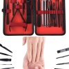 KESGİN MARKET ® 17 Parça Manikür Pedikür Seti El Ayak Bakım Seti Tırnak Makası Törpü