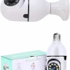 KESGİN MARKET ® Güvenlik Kamerası Wi-Fi Özellikli 360 Derece Full Hd 1080p Ampül Kamera
