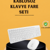 KESGİN MARKET ® Klavye Mouse Seti Sessiz Kablosuz Türkçe TV  PC Uyumlu