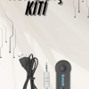 KESGİN MARKET ® Yeni Nesil Bluetooth Aux Araç Kiti Siyah TV Tablet Telefon Araç Araba
