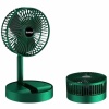 KESGİN MARKET ® 3 Kademe Hız Ayarlı Vantilatör Telefon Standlı Şarjlı Katlanabilir Soğutucu Pervane