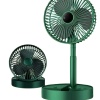 KESGİN MARKET ® 3 Kademe Hız Ayarlı Vantilatör Telefon Standlı Şarjlı Katlanabilir Soğutucu Pervane