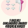 KESGİN MARKET ® 5 Başlıklı Titreşimli Cilt Temizleme Seti Canlandırıcı ve Onarıcı