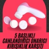 KESGİN MARKET ® Cilt Temizleme ve Masaj Aleti 5 Başlıklı Akne ve Sivilce Önleyici