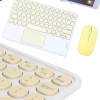 KESGİN MARKET ® Touchpad Tüm Cihazlara Uyumlu Bluetooth Klavye Touchpad Slim Kablosuz Wifi Q Klavye