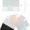 KESGİN MARKET ® Touchpad Tüm Cihazlara Uyumlu Bluetooth Klavye Touchpad Slim Kablosuz Wifi Q Klavye