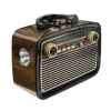 KESGİN MARKET ® Eskitme Nostalji Tasarımlı Bluetoothlu Nostalji Radyo Ahşap Nostaljik Görünümlü