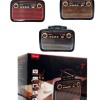 KESGİN MARKET ® Nostaljik Radyo Bluetooth Bağlantılı Müzik Kutusu Ahşap