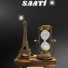 KESGİN MARKET ® Masa Biblosu Dekoratif Süs Kum Saati Eyfel Kulesi Hediyelik Kum Saati