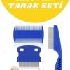 KESGİN MARKET ® Evcil Hayvan Tarak Seti 4lü Bit Tarağı Ked Köpek Tüyüne Uygun