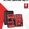 KESGİN MARKET ® 17 Parça Manikür Seti El ve Ayak Bakımı Törpü Cımbız Tırnak Temizleme