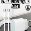 KESGİN MARKET ® İOS Uyumlu Type-C Girişli Hızlı Şarj 15/15 Pro Max Adaptör ve Kablosu