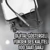KESGİN MARKET ® Boyun Bantlı Bluetooth Kulaklık Yüksek Ses Kaliteli 100 Saat Kulaklık
