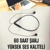 KESGİN MARKET ® Kablolu Boyun Askılı Dijital Göstergeli Bluetooth Kulaklığı 60 Saat