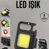 KESGİN MARKET ® Kamp Işığı Çok Fonksiyonlu Taşınabilir Anahtarlık Kapak Açma Manyetik Özelliği