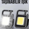 KESGİN MARKET ® Anahtarlık Çok Amaçlı Mıknatıslı Taşınabilir Işık Led Şarjlı