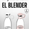 KESGİN MARKET ® El Blender Taşınabilir Meyve Blender Şarj Edilebilir Taşınabilir Blender Elektrikli