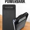 KESGİN MARKET ® 20.000 Mah Led Işıklı LCD Ekran USB Girişli Type-C Lightning Powerbank