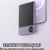 KESGİN MARKET ® iOS Uyumlu 22.5W Hızlı Şarj Magsafe Powerbank Dijital Göstergeli 10.000 mAh