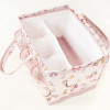 KESGİN MARKET® Baby Kullanımı Kolay Desenli Taşınabilir Bakım Çantası (pembe)