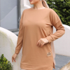 KESGİN MARKET® Yeni Stil Bej Arma Detay Tunik 10020