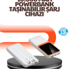 KESGİN MARKET® Taşınabilir 10000 mAh Powerbank – Dijital Göstergeli, Type-C ve USB Çıkışlı