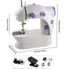 KESGİN MARKET® Mini Ev Dikiş Makinesi Pedallı Sewıng Machine