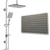 KESGİN MARKET® Domino Krom Yağmurlama Sistemli Tepe Duş Seti - Fonksiyonel Ve Şık Tasarım