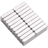 KESGİN MARKET® 10 Adet 20x10x5 Mm Neodyum Magnet N35 Güçlü Mıknatıs Köşeli Ve Dayanıklı Nikel Kaplama