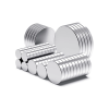 KESGİN MARKET® 50 Adet 10x2mm Yuvarlak Neodyum Mıknatıs Güçlü Magnet Nikel Kaplamalı