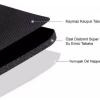 KESGİN MARKET® Süper Su Emici Kaymaz Tabanlı Banyo Paspası ( 40x60 )cm