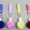 KESGİN MARKET® Ponponlu Hello Kitty Anahtarlık Alk4247
