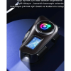 KESGİN MARKET® Q58-max Radyolu 2 Kişi Bağlantılı Bluetooth Kask Kulaklık Ekranlı Fenerli Müzik Ve Telsiz Intercom
